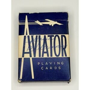 Aviator Air Cushion Finish No 914 Aviation Poker Playing Card Deck Vintage